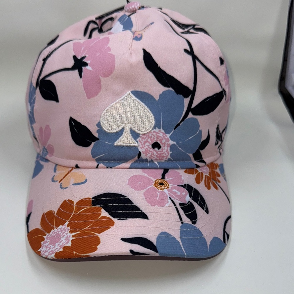 Kate Spade Pink Floral Cap